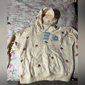 Teddy fresh angel cherub bear hoodie